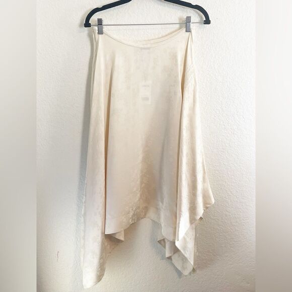 JASON WU IVORY LACE TRIMMED JACQUARD SKIRT. 6. NWT - Picture 10 of 11